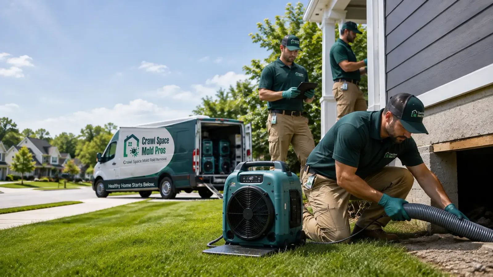 Crawl Space Mold Removal in Olancha, CA